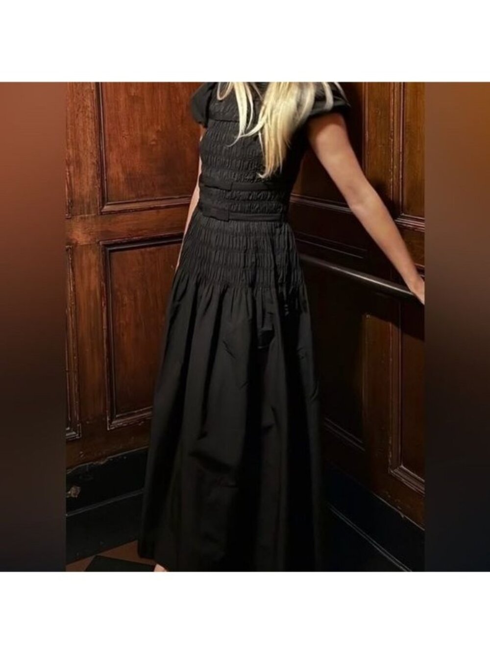 Doen Black Midi Dress - Picture 7 of 14